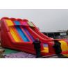 China Large Outdoor EN14960 Carnival 3 lane Inflatable Water Slide For Kids wholesale