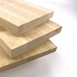 Moistureproof Rubber Wood Finger Joint Board Sturdy Lightweight