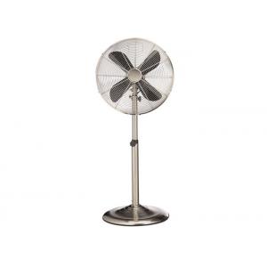 400mm 16 Inch Pedestal Fan 3 ABS Blades Three Speed Brushed Stainless Steel