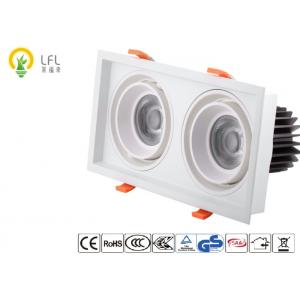 China Square Grill Commercial LED Downlight With Citizen COB LED Chips 86V - 264V wholesale