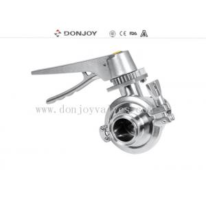 China EPDM Seal DN300 Sanitary 10 Inch SS Clamp Butterfly Valves supplier