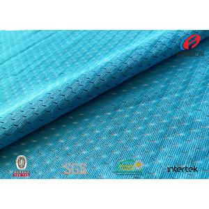 100% Polyester Durable Breathable Sports Mesh Fabric For Soccer Uniforms / Shorts