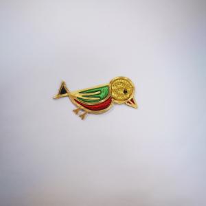 Electroplating Bird Embroidery Patch For Dress And Personal Adornment