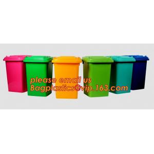 Heavy duty 50L low price dustbin for rubbish/trash bin for sale/movable waste bin, Wall Mounted Can Pino Public Standing