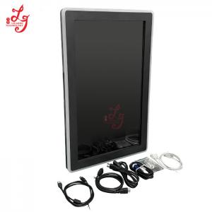China 32 Inch Gaming Touch Screen 3M Infrared Slot Game Monitors With LED Lights Mounted supplier