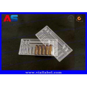 China Pharmaceutical Plastic Blister Packaging For Peptide Glass Vials 3pcs 2mL Vial / 10pcs 2ml + 10ml supplier