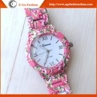 China Geneva Watch Women Watches Girl Wristwatch Female Watch Rose Flower OEM Watch Luxury Watch on sale