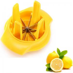 Plastic Metal Lemon Cutter Custom Color , 3.5 Inch Lime Wedge Cutter For Home