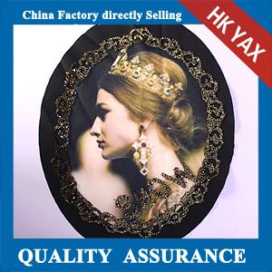 China fer de marque de la porcelaine YAX sur le pyrography de motif, fer de T-shirt sur le pyrography de motif avec les perles, jx0715 supplier
