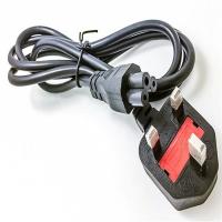 China 3PIN 1.5m Computer Monitor Power Cord 3 Prong UK C5 Plugs on sale