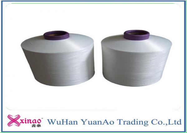 Semi - dull Bright 100% Polyester Yarn Raw White 40/2 40/2 50/2