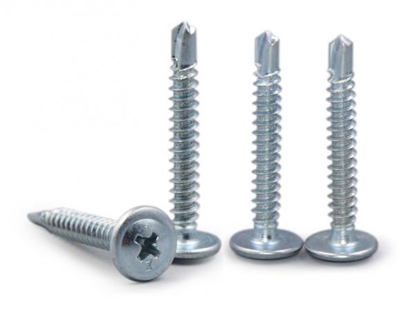 Zinc Plated Steel Extral Wide Truss Head Drilling Screw For Sheet Metal