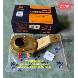 WG9100340057 HOWO Truck Parts Rear Brake Slack Adjuster Adjusting Arm Assembly