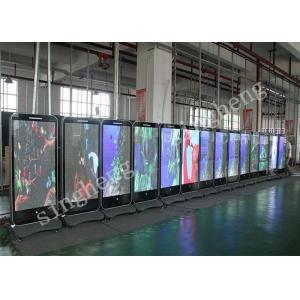 China Commercial LED Poster Display P4 62500 Dots/Sqm Pixel Density IP65 Protective supplier