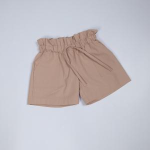 Neutral Baby Basic Linen Fabric Shorts Personalized Above Knee Embroidery Summer Shorts Custom