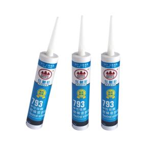 China Pâte lisse sans bulle ni particule, mastic silicone neutre polyvalent avec certification MSDS wholesale