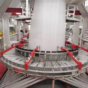 Six Shuttle Plastic Circular Loom For Flour Woven Sack bag Machine Production Line