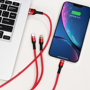 China 5A un--trois au câble de données approprié à la charge instantanée rapide superbe de la charge OPPO de Huawei mate40 trois-dans-un le gi de remplissage de câble supplier
