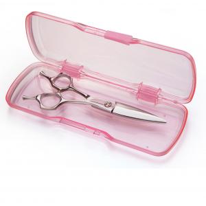 Plastic Hair Cutting Shears Accessories Multi Color Package Case Translucent Box