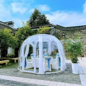 PC Dome House Tent Glamping Bubble Tent For Outdoor Garden Camping