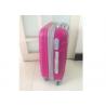 Lightweight Trolley Cute Pink Luggage Sets ABS Waterproof 4 Wheels For Women