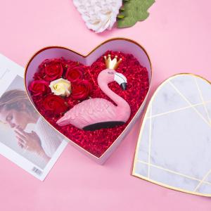 China Heart Shaped Custom Cardboard Gift Packaging Box Pantone Color supplier