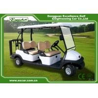 China Aluminum 6 Seats White Golf Buggy Cart ADC 48V 3.7KW Electric Golf Cart on sale