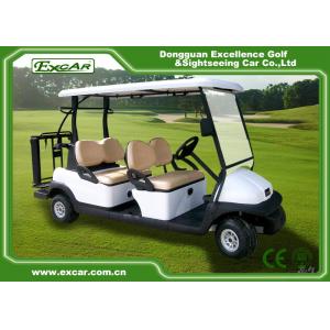 China Aluminum 6 Seats White Golf Buggy Cart ADC 48V 3.7KW Electric Golf Cart supplier