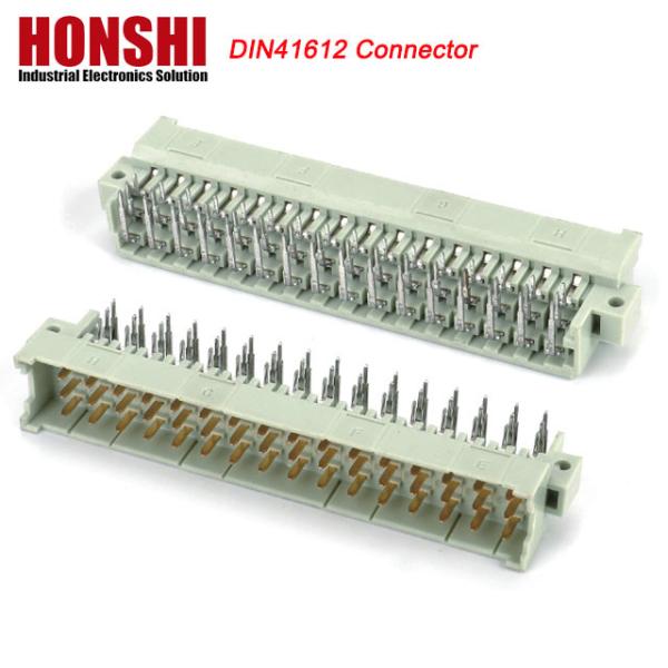 China 5.08mm DIN 41612 コンネクタ 2列 15P 女性 パワータイプ PCB 垂直 女性 7+8 P 15Pin wholesale