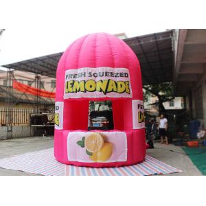 China Purple Red Advertising Inflatable Tent 4 M Tall Lemonade Store For Event supplier