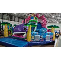 China Inflatable Fun City Inflatable Marine Animal Park Pvc Inflatable Bouncer And Slide For Kids on sale