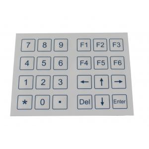 24 Keys Dust Proof Industrial Membrane Keypad With Dot Matrix