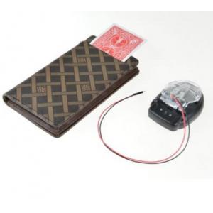 China Gambling Cheating Devices / Electronic Wallet Card Exchanger For Magic Trick Accessories supplier