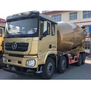 380HP Concrete Mixer Truck SHACMAN X3000 8x4 Concrete Mixer Vehicle Gold