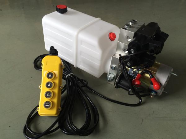 Double Acting Hydraulic Cylinder Hyd Power Unit With 2 Station CETOP 03 Solenoid