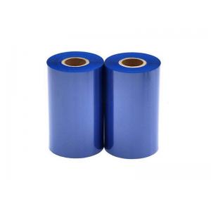 China Blue Color Zebra Printer Ribbon Used On Polyimide Label With Good Wear Resistance supplier