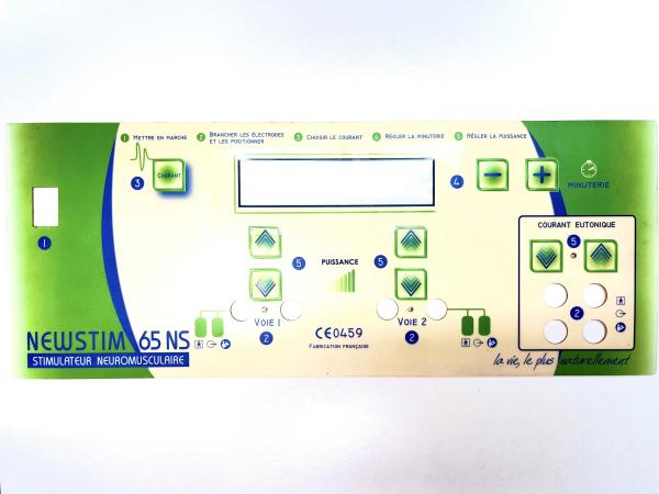 Flexible Touch Screen Membrane Membrane Graphic Overlay Water Resistant With LED Illuminated