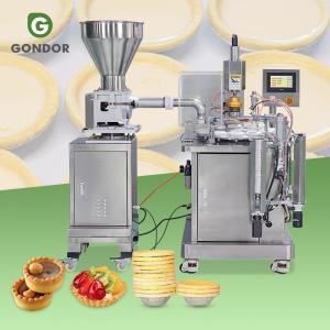 China Full Automatic Boat Tart Chinese Process Equipment Egg Base Shell Pie Crust Machine -Egg with Feeder supplier