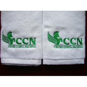 lowest price small MOQ 100% cotton custom logo embroiderd gym sports towel