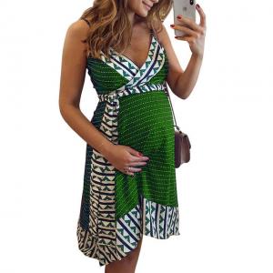 national style wrap dress wholesale high quality cheap sexy african print maternity dresses