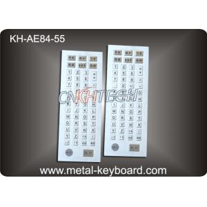 China Ruggedized 55 Keys Industrial Metal Keyboard , Metal Computer Keyboard wholesale