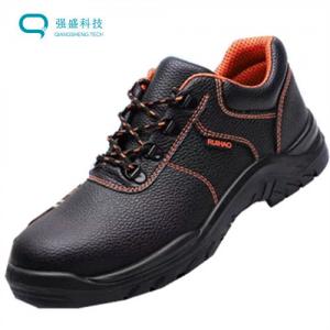 PU Outsole Mens Safety Boots ESD Cleanroom Shoes Leather Upper Black
