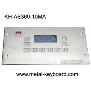 Vandal Resistant Ruggedized Keyboard IP65 Water Proof Top Panel Mounting Method