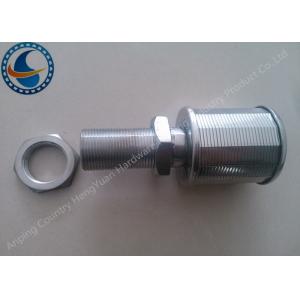China 304 Stainless Steel Water Nozzle , Rotary Screen Filter 0.05-1mm Slot wholesale
