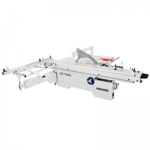 China 1.1KW Woodworking Table Saw 100mm Max Cutting Multi Function Sliding Table Saw supplier