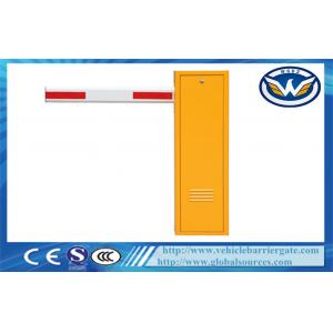 China Advanced Safety Manual Car Parking Barrier Gate With Double Limit Switches supplier