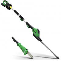 China 2 In 1 Pole Saw Electrical Long Reach Hedge Trimmer 20V 2Ah on sale