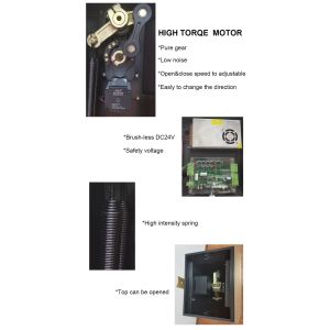 China Manual Barrier Gate Motor with 1.5-6M Boom Length 140W Power and 0.3-6s Operating Speed for Parking Systems wholesale