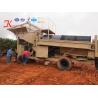 Portable 80-100 TPH Alluvial Gold Processing Plant Fixed Chute