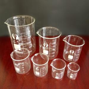 Low Form Borosilicate Glass Beaker For Laboratory 250ml 400ml 500 Ml 600 Ml 1000ml 4000 Ml